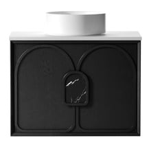 Laguna MKII 750mm Wall Hung Single Vanity with Solid Surface Countertop